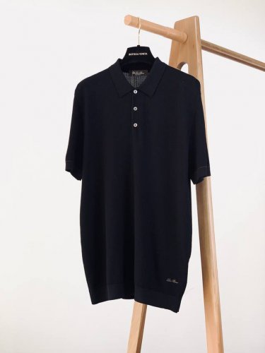 loropiana L. P2610Ss春夏新品 云棉通勤翻领，把米兰工坊穿成第二层肌肤 19姆米裸感棉暴击 220支双股海岛棉×冰川水洗工艺， 0.2Mm透气