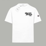款号：M1056 2025早春Moncler 蒙口 官网同款印花图案 双纱纯棉短袖 - 260G双纱纯棉顶级面料 手感柔软 百分百纯棉独家出货 定染硫化黑无尘处