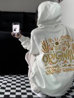 高品质 Tnf 北面韩国新款手绘海底珊瑚系列情侣连帽卫衣 商品参数： 面料采用380克水柔棉 质量天花板 摸到手就知道值 衣服采用落肩袖百搭好看 三针五线做工，