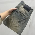 顶级版本 2025春夏欧洲专柜新款 超A代购级别海外贸易公司订单货源，顶级原单高端男士定制时尚修身小直筒牛仔裤。，528～20 颜色：图片色 尺码：29-40