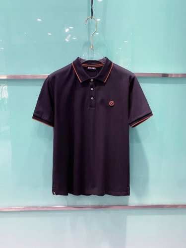 杰尼亚 2025Ss夏季新款 Logo男士翻领Polo衫！经典商务男款，高端男装的天花板级别的商务男款！简约时尚大气不失优雅，单穿内搭体面过人，品质控 细节控的
