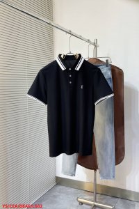 l682 Ys圣罗兰 2025春夏新款Polo领短袖系列。精选顶级珠地棉面料，三标齐全 尺码：M-3Xl