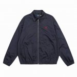 顶级品质 款号 8098# 拉夫劳伦Ralph Lauren复古情侣款老干部拉链夹克外套 拉夫劳伦Ralph Lauren简约基础男女同款复古夹克外套 纯棉水洗