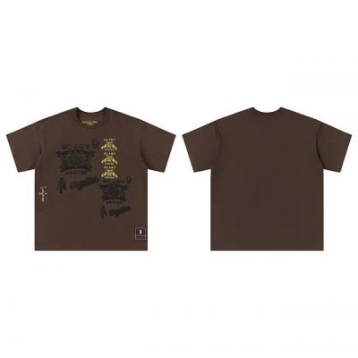 t8835 顶级品质 Travis Scott X Mitchell X Ness North Carolina At Aggies Seal短袖 做工精美 走