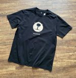 颜色 黑色 尺码：Xs到Xl Montbell夏季户外运动速干衣男女短袖T恤圆领情侣款小熊日系经典 线上449 美山这只小熊熊 不要太火！亲子 情侣款！各种搭配