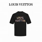 Louis Vuitton 路易威登 24Ss 手绘恶搞太阳花印花短袖 经典最新彩色立体手绘工艺 识别度高 上身高贵大方 男女同款～面料采用230克26支百分百