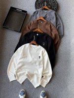 专柜顶级空气棉 人气爆款 Fendi 芬迪老佛爷专柜新品高奢空气棉圆领卫衣 恒隆在售万元级 款号 9903 芬迪家今年最新研发60支340G空气棉面料 表层带蜂