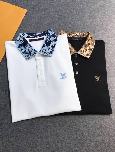 新品 -V登家族男士珠地网眼棉翻领马球polo衫，香港洋行渠道货，重磅高端臻品，高奢品鉴白金级单品，25年春夏新品，经典人气单品！！ 极符合V登家美学基调的一款