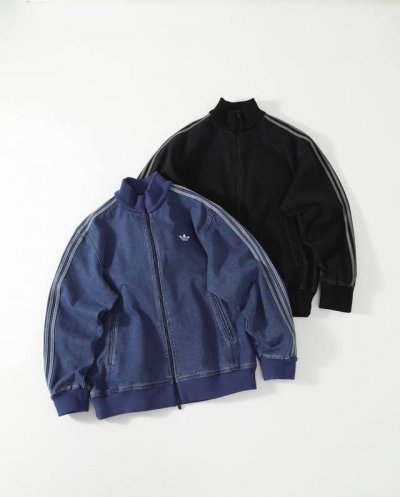adidas Originals Firebird Denim Fb Tt 阿迪三叶草拉链立领宽松休闲复古水洗牛仔夹克外套 Ins 小红书超多博主上身穿搭 重工