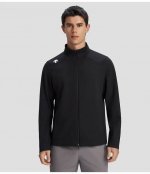 Descente 迪桑特Training系列综训训练男士针织运动上衣外套春 采用质感针织面料制成的运动上衣。面料顺滑挺阔，自然有型。搭配常规版型裁剪，贴合身型，
