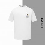 款号#Z111 罗意威友情熊猫小标圆领短袖 Loewe官网一致款式 面料：32支双纱280克纯棉面料 同缸同色织染螺纹 颜色一致 工艺：进口机器饱满万针刺绣 配