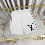 Louis Vuitton 路易威登印花纯棉短裤卫裤五分裤 1:1对版面料380克毛圈高克重百分百纯棉 提前做过预缩水1×1双纱洗一辈子都不会变形的 男女同款