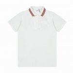 顶级版本150【Bur毛领Tb刺绣标Polo衫】 25Ss新款Burberry巴宝莉Bur春夏翻领Polo衫新款！ 领口织带圆标字母田岛刺绣工艺，领子拼织设计，