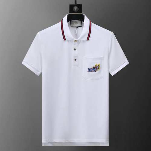 Gucci 古驰。 新款高品质翻领polo衫，金属Logo扣子，做工精致，官网同步，时尚百搭M-3Xl