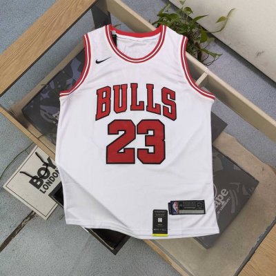款号：Yss023 顶级刺绣 2025新款Nba耐克Nike芝加哥公牛队乔丹23号刺绣球衣篮球服，“Bulls”字样醒目张扬，图案动感十足，将公牛队活力展现得淋