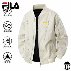 Pf170春季首发真标可扫码 斐乐Fila专柜同款上市本季主打，货源充足双面穿外套新款春秋百搭潮牌立领宽松简约中性情侣款休闲夹克情侣外套上衣独家印花工艺 严格把