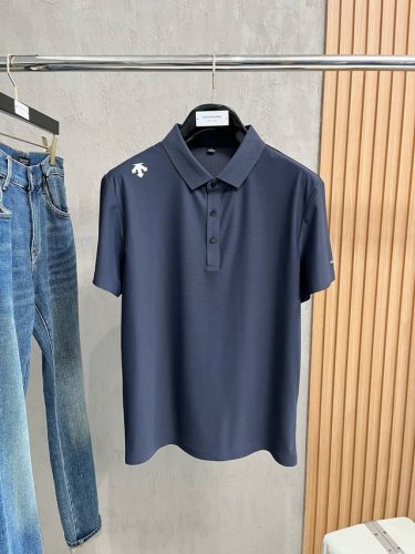 开春新品 迪桑特 2025Ss夏季新款字母Logo男士翻领Polo衫！经典商务男款，高端男装的天花板级别的商务男款！简约时尚大气不失优雅，单穿内搭体面过人，品质