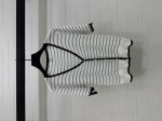上新原单高端品质 Thom Brown* 2025春夏最新系列！条纹V领针织短袖开衫！定制丝毛纱线织造 柔软舒适 洋气显瘦 V领短袖开衫剪裁 领口恰当露肤 美化