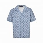 Louis Vuitton 路易威登 24Ss 满印老花丝质套装短袖衬衫 天花板版本，夏日必入款式 Size:46-52