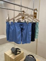 主推 Dior25Ss爆款三色提花泳装短裤翻单出货，这款泳装短裤采用 Parley Ocean Plastic科技面料精心制作，此面料由再循环材料打造。搭配经典