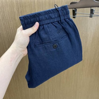 新品 Zz 2540春夏新品休闲裤亚麻西裤 官网同步发售 裤身工艺设计 进口客供辅料 亚麻面料定制 代工厂p出品免检 每个细节做到极致 原版五金配件 潮范十足