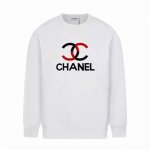 180 顶级最高版本 Chanel 香奈儿 经典大Logo牙刷绣圆领卫衣 男女同款 情侣款 宽松版型 最高版本 原版面料 高版本 高品质 所有细节 面料辅料工艺