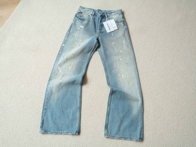 新色神裤 强推 Acne Studio 浅蓝色 Acne M A字版型Vintage牛仔裤 颜色：浅蓝色 尺码：29 30 31 32 33 尺码表 29码：腰