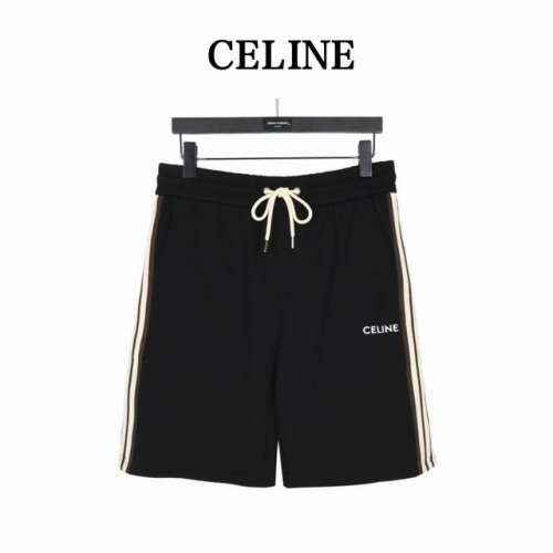 Celine 赛琳 经典侧边织带短裤 复古潮流织带点缀松紧腰休闲五分裤！！很经典的一款，松紧腰 两侧插袋 两侧织带的点缀点缀设计 复古潮流的同时又有细节感！面料
