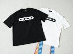 裂变”设计 超多明星上身 原厂品质 Good Brand纯色裂变字母Logo 印花 宽松 圆领短袖T恤 男女款 尺码：1 2 3 4 颜色：黑色 白色 尺码表
