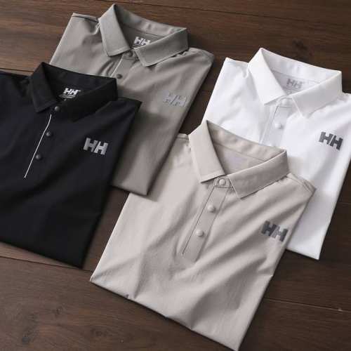 严选好货！海丽汉森 Helly Hansen 新款男士翻领短袖polo衫！经典时尚款，客供冰感弹力科技速干面料，爽滑细腻，舒适透气！领口门襟镶边撞色设计，精美小