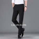 Calvin Klein Ck 英伦风条纹西裤男休闲裤商务正装直筒男士修身小脚长裤 经典商务休闲系列 版型干练沉稳但不失休闲， 是一条有内涵的好裤子， 微廓版简