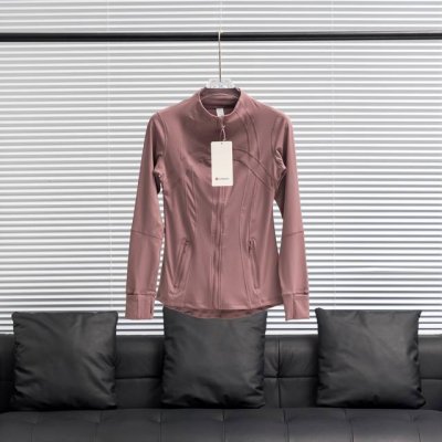 工厂p直供 Lululemon丨露露乐檬Define立领纯色瑜伽服 配色：藕粉 尺码：2 4 6 8 10 12