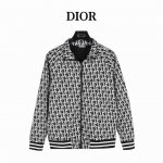 dior 迪奥 满印提花侧边织带套装外套 黑色 灵感源自八十年代复古，客供定制的480克提花材质，摸着面料质感肉实，肌里感清晰可见，有净重感，全身极致简约设计，