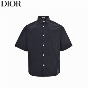 dior 迪奥 24Fw满印暗纹短袖衬衫 精准对位 分毫不差 媲美Yb 洗水效果极佳 手感透气厚实 细节都是纯手工打磨匠心工艺制造出品 独家细节门袋全埋夹工艺