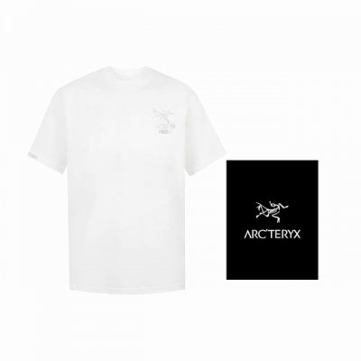 Ayc Teryx palace 联名] Fw短袖T恤 Ayc Teryx palace 联名金属银印花 王一博同款短袖 高端32S双纱280克面料 重磅面料