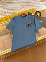 2025Ssdg新款T恤 牛仔口袋重工水洗 压凸刺绣工艺 独家发售 优质纯棉面料 Os微阔版型 雾霾蓝 Size:44-54