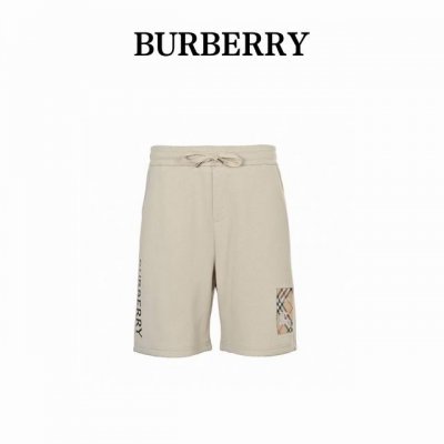 Burberry 25Ss 战马贴布压胶字母短裤 巴宝莉爆款短裤，男女同款，让每一次迈步都无拘无束，立体剪裁大幅提升运动自由度，腰部内置弹力抽绳，贴合身形不勒肤