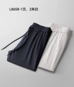 P250 春夏新款 New For Summer ；弹力高端吸排纱亚麻面料，柔软舒适 款号：L8658-1兰，2米白 码数：1兰30-40，2米白30-38 版