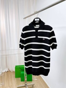 Gucci 古奇 2025春夏新款，独家呈现！超级百搭极符合美学基调的一款短袖针织衫，最基础的款式以极简低调的奢华风格，在时尚界越简单的单品，越极易彰显出高级时