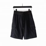 实拍细节图+尺码表 prada 普拉达 明线牵线Logo标识工装短裤 高品质牛肚 面料、特别手感、超级质感 舒适柔软透气 休闲宽松版型 潮流男女同款 短裤 颜色