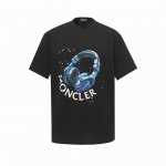 moncler*蒙口 高品质 采用320克双纱面料 1*1索罗娜罗纹 进口数码前幅白墨直喷+后幅发泡 字母做龟裂 宽松版型 男女同款 颜色 黑色 灰色 码数 X