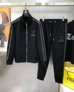 G*Venchy 纪梵希2025新款原单男士休闲运动套装拉链外套卫裤 时尚大方爆款 高端定制撞色拼接 袖子压花字母Logo设计 定制原版进口100%纯棉面料 简