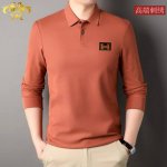 p170 爱马仕 男士春秋高档精品Polo衫 尺码：M-4Xl，最大可穿210斤。 介绍：春秋专柜同步新款短袖翻领Polo衫 ，简单大方，精美5D工艺Logo，