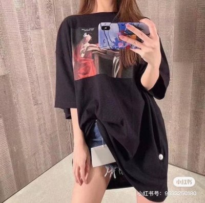 顶级版本 O31# -Off-Whit Ss夏季新品卡拉瓦乔经典宗教油画箭头短袖T恤 男女同款- 1：1原版开模，Zp开发，完美还原原版，大厂制作，非市面小厂出
