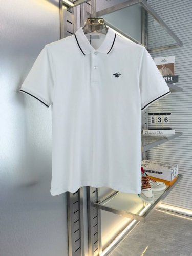 Dior 迪奥 2025春夏新款短袖翻领polo衫 原版开发 高品质官网同步 正确版本 顶级复刻 可随意对比 三标齐全 高级进口丝光珠地面料，精美刺绣工艺 原厂