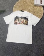 evisu福神2025年夏款男士神兽白泽印花短袖T恤 颜色：黑色 白色 码数S-Xxl S码 肩宽46.6 胸围106 衣长68 适合身材 - 斤 M码 肩宽4