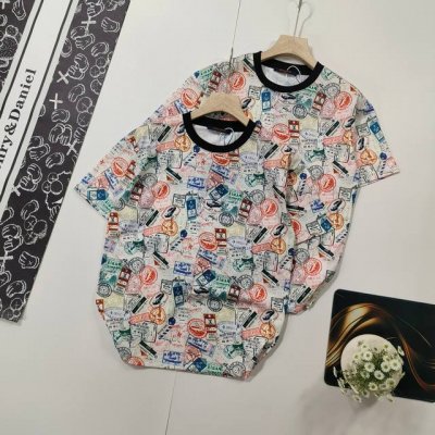 尺码S-Xl 顶级版本 路易威登 Louis Vuitton 1V 25Ss早春新款 全身满印Flightmode系列印花短袖 轻奢主义 男女日常通勤穿搭必备单