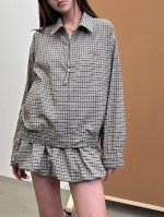 acne ｜ 新款格子夹克，经典刺绣标，进口格子面料，尺码Sml