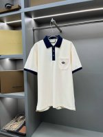 GuccⅠ 古驰 口袋刺绣新款polo衫 原版面料 原版订制辅料 官方同款 采用210克纯棉珠地面料，定制 同缸染面料 手感非常舒服爽滑 版型挺阔有型 一线品牌