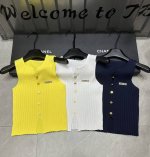 新品上线 款号:29202# #香香扣子镂空背心实拍图